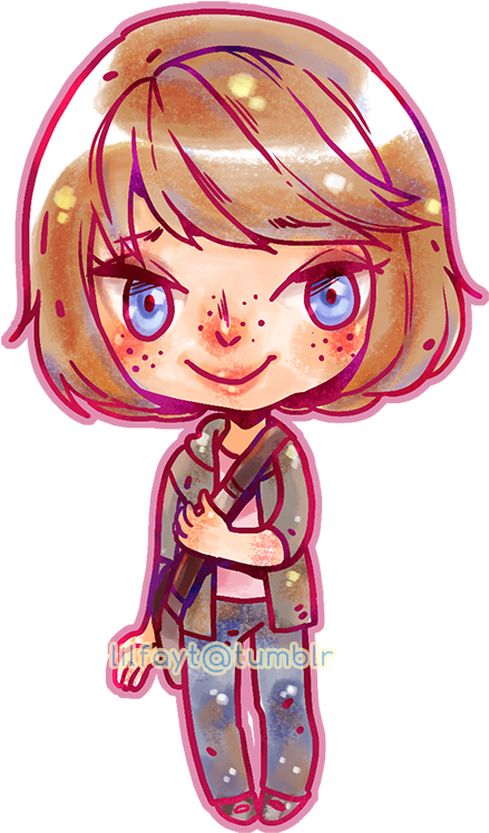 “here Have A Chibi Max Workin' On Chloe And Maybe Kate - Cartoon Clipart (540x810), Png Download