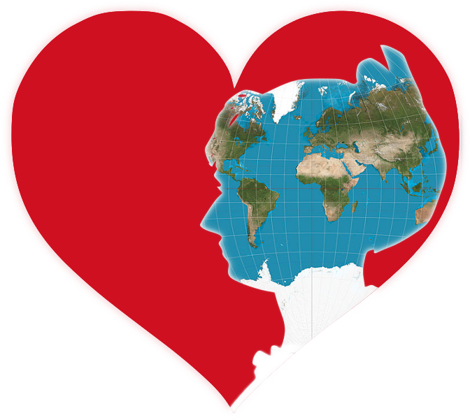 Women In Red World Logo 2 - Earth From Space Europe And Africa Clipart (700x635), Png Download