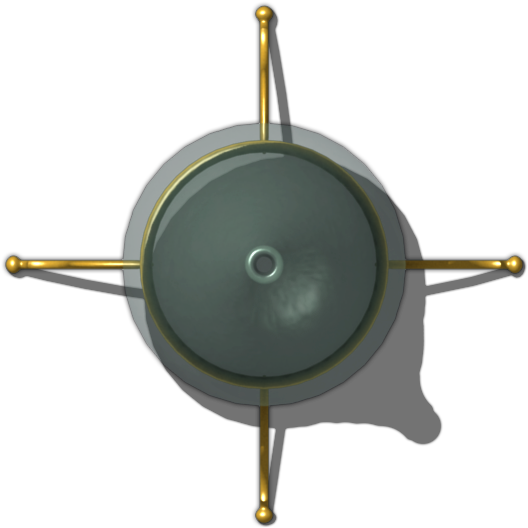 52667 Table Top Clutter Alchemy Bottle Tall On Stand - Circle Clipart (560x560), Png Download