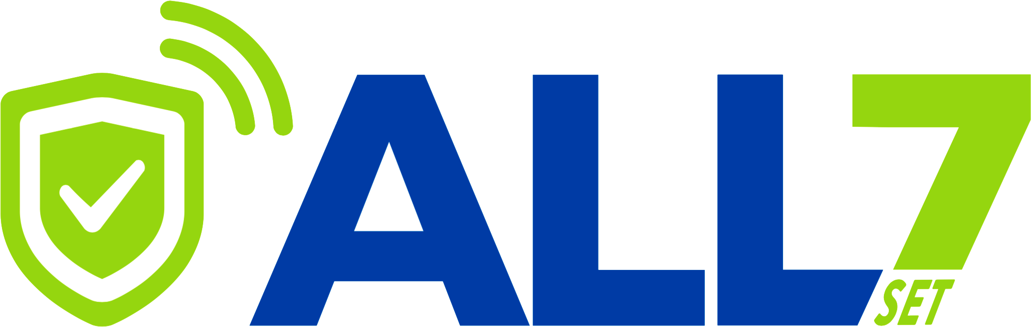 Éclairage Automatisée All7 Securité Domotique - Triangle Clipart (2096x665), Png Download
