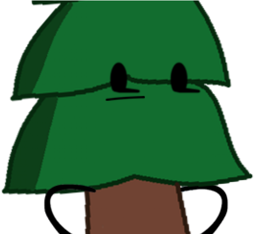 Pine Tree Clipart Same Object - Christmas Tree Bfdi - Png Download (640x480), Png Download