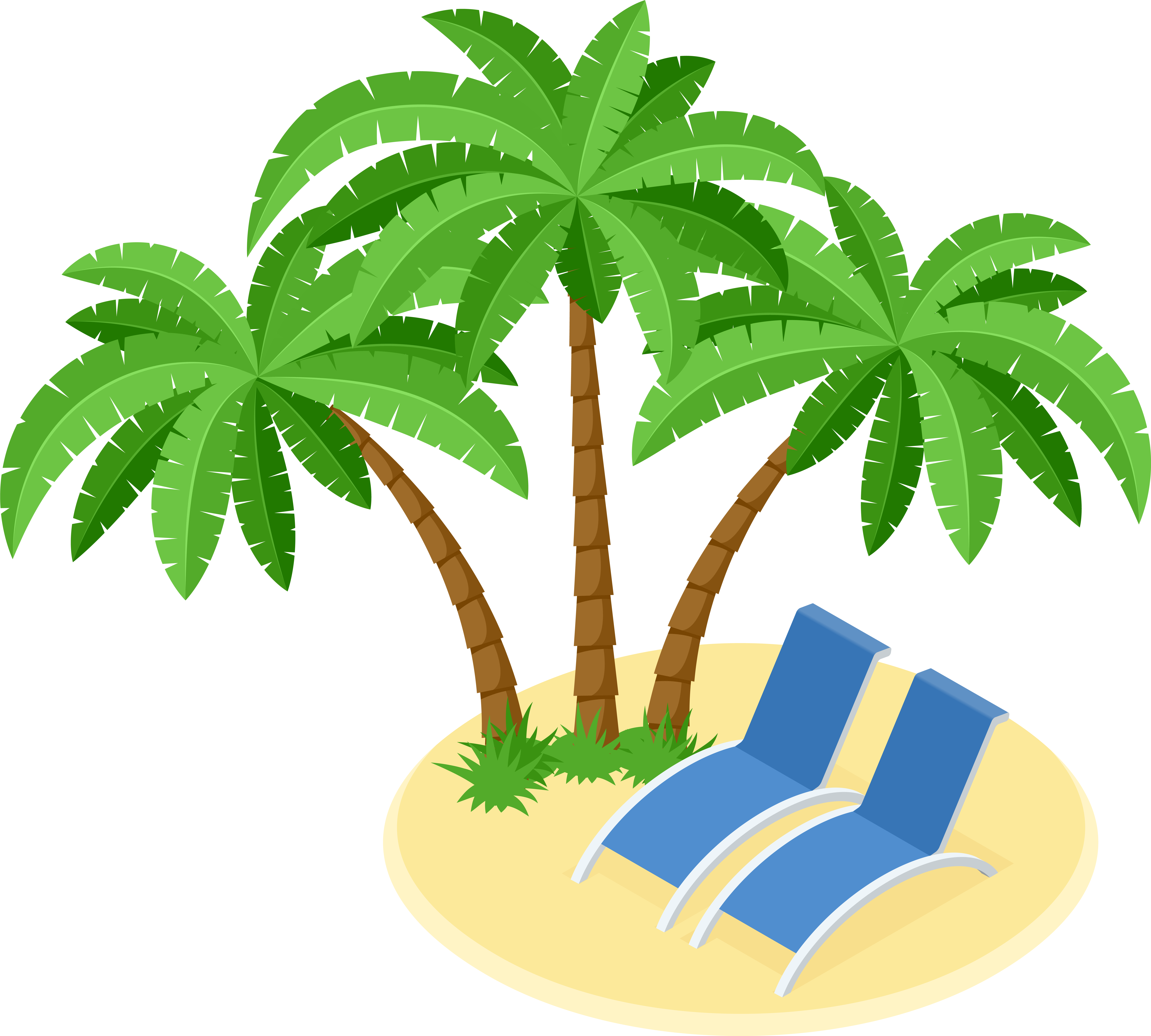 Beach Island Transparent Image Clipart (8000x7212), Png Download