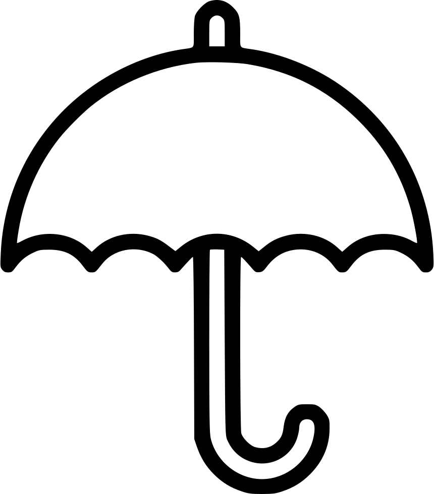 Umbrella Svg Png Icon Free Download Clipart (860x980), Png Download