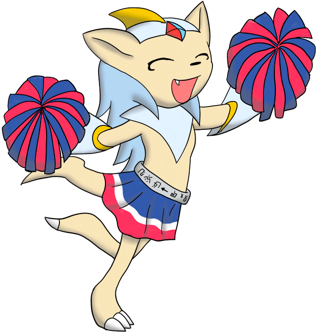Cheerleader Cleomon By ~caluriri On Clipart Library - Png Download (638x670), Png Download