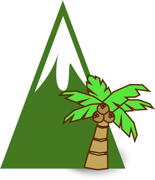 Clipart - Jungle Mountain - Tree Cartoon Images Hd - Png Download (800x800), Png Download