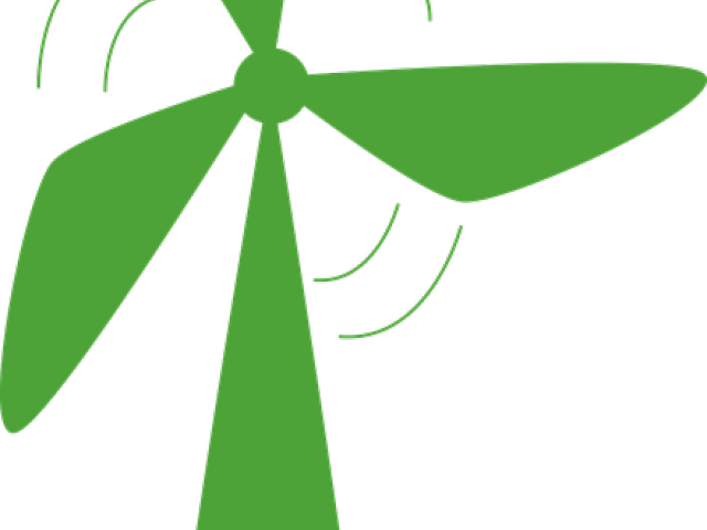 Energy Clipart Wind Farm - Png Download (640x480), Png Download
