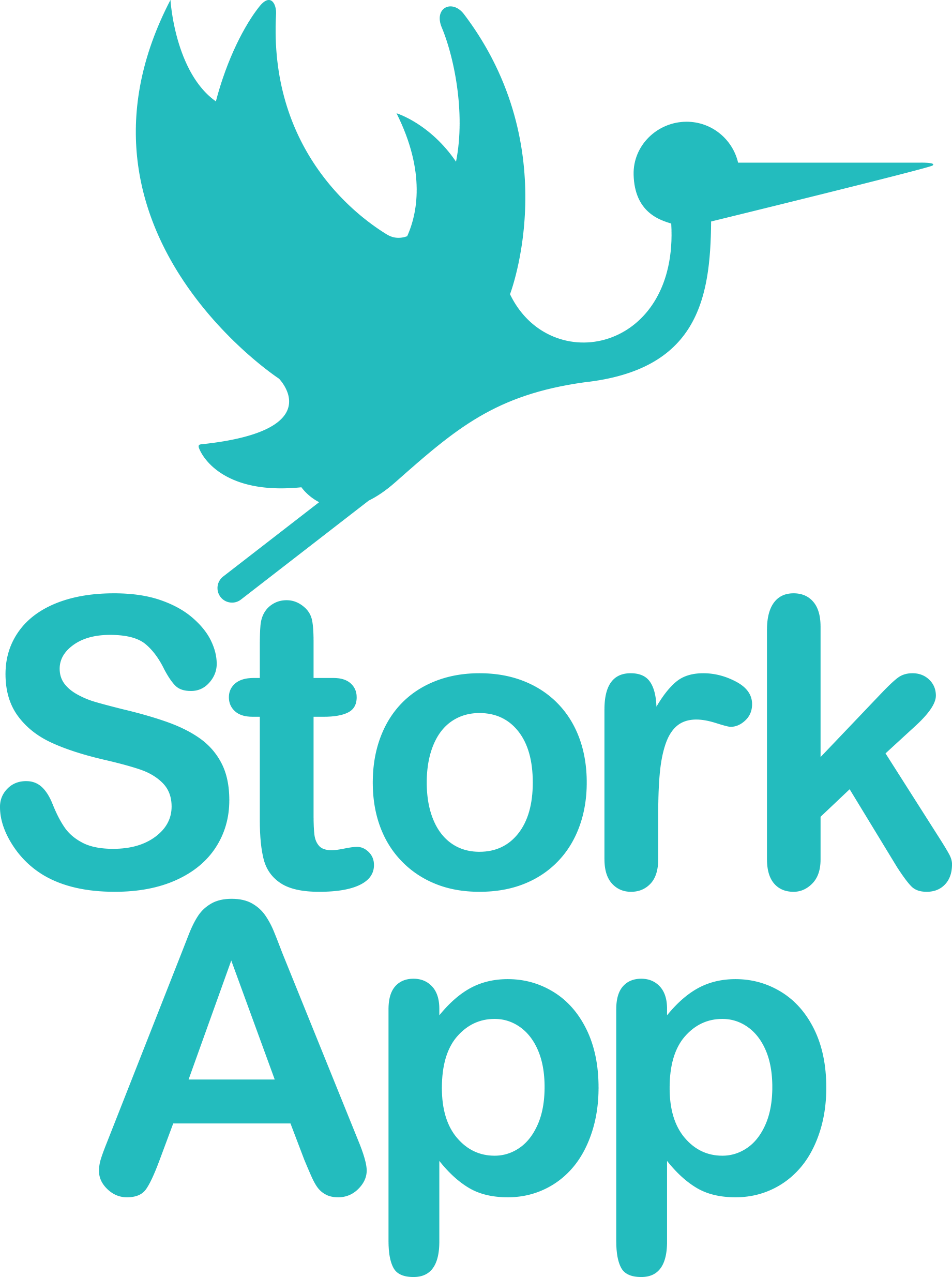 Storkapp Logo Secondary Colour - Dsk Clipart (1841x2469), Png Download