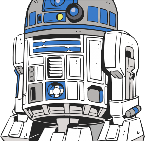 Star Wars Clipart Deference - R2 Star Wars Clipart - Png Download (640x480), Png Download