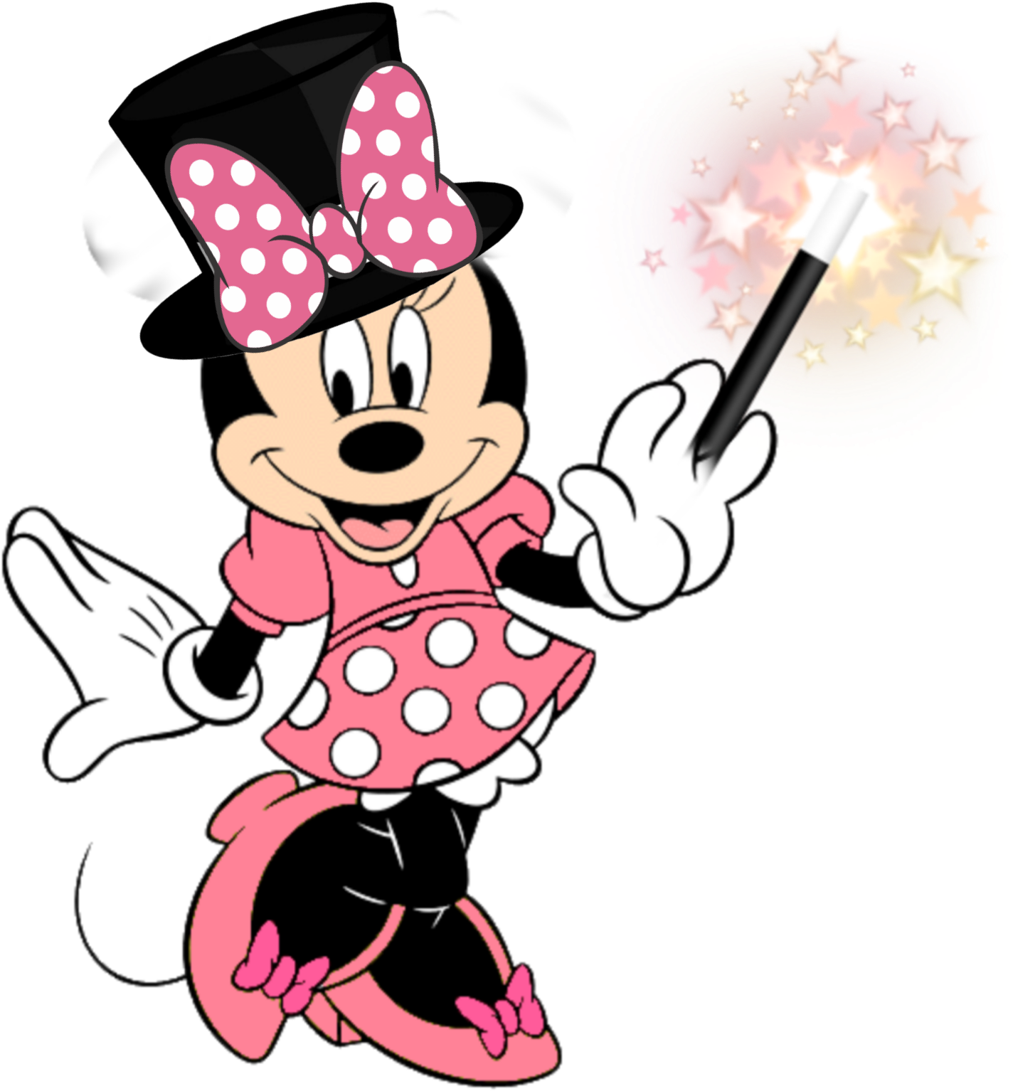 #minnie #magic #circo #circus #laço #rosa Clipart (1024x1024), Png Download