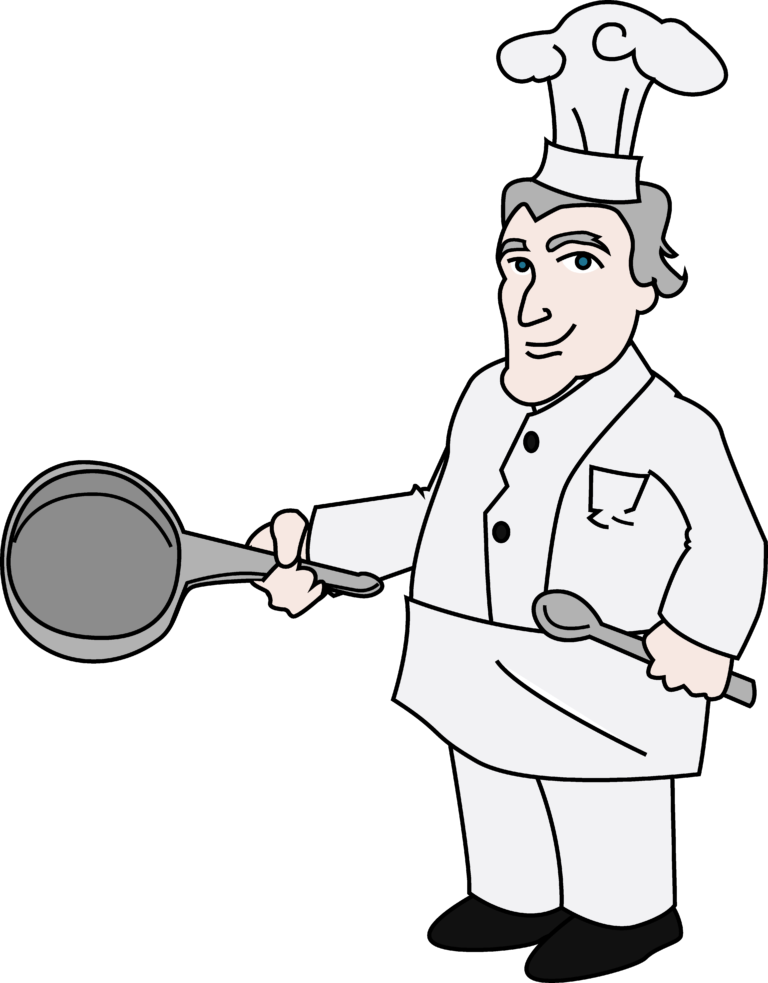 Free Clip Art Chef - Png Download (768x983), Png Download