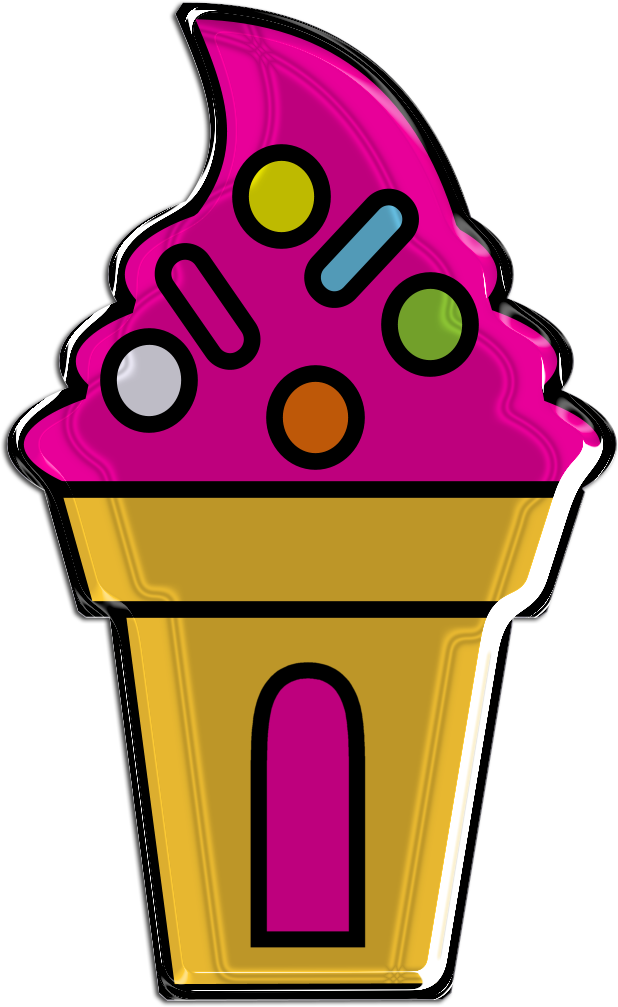○••°‿✿⁀ice Cream‿✿⁀°••○ - Ice Cream Clipart (618x1007), Png Download