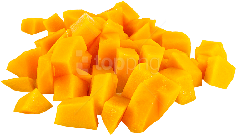 Free Png Mango Slice Png - Sliced Mango Png Clipart (850x511), Png Download