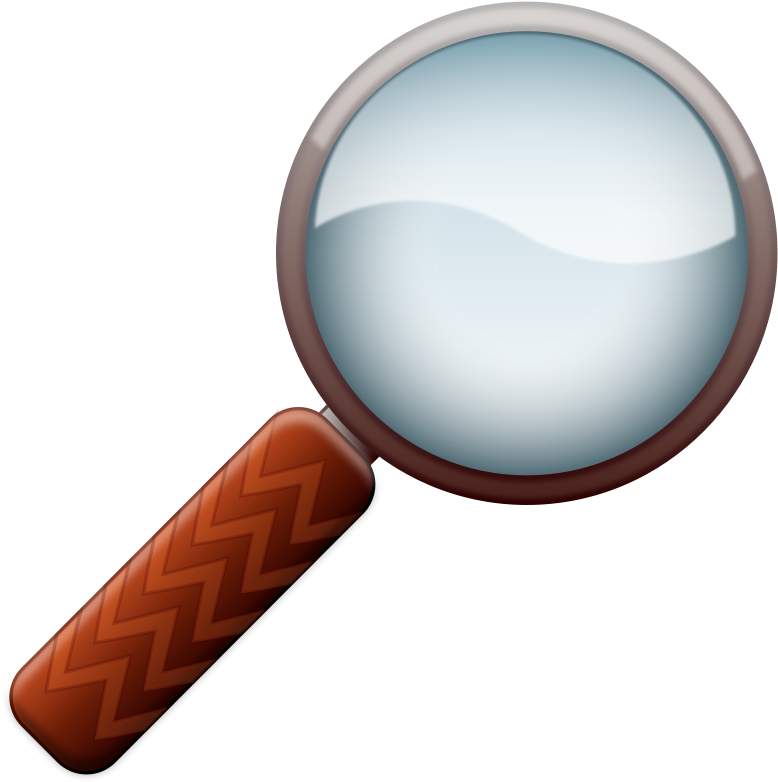 Clipart Of Stephen, Glass And Seek - Circle - Png Download (797x800), Png Download