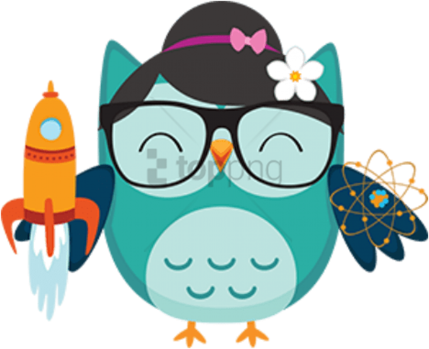Free Png Cartoon Owls With Big Eyes Png Image With - Whooos Reading Clipart (850x692), Png Download