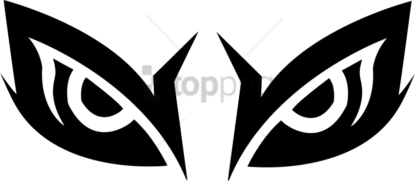 Free Owl Eyes Image With Transparent Background Images - Owl Eyes Png Clipart (850x371), Png Download