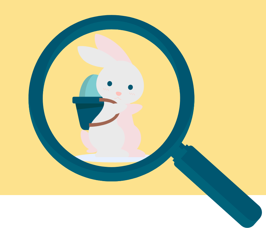 Easter Egg Hunt - Cartoon Clipart (859x734), Png Download