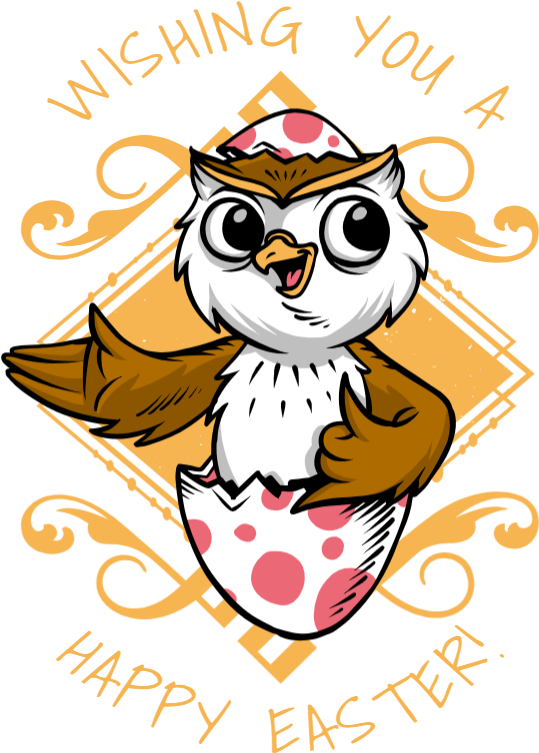 Wishing You A Happy Easter Clipart (539x777), Png Download