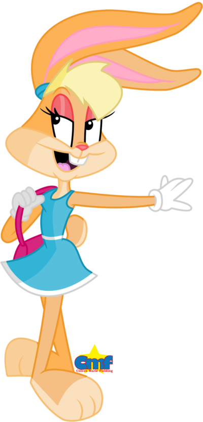 Cute Lola Bunny By Tiny Toons Fan By Bigmac1212 - Cartoon Clipart (400x830), Png Download