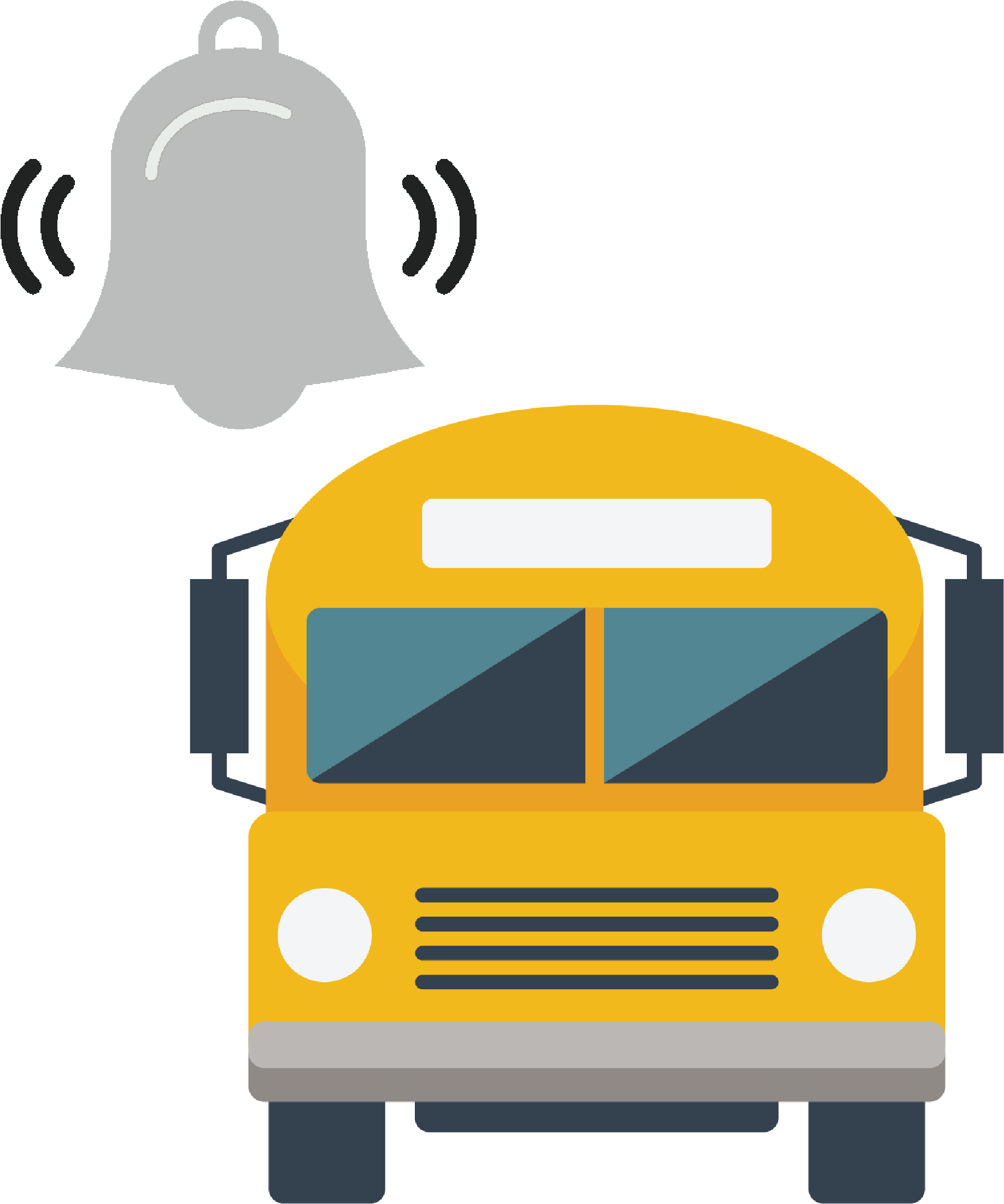 Intelligent Sensors For Schoolbus Clipart (1837x2247), Png Download