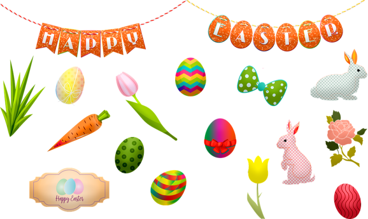 Happy Easter Sunday 2019 Quoteshappy Easter Sunday Clipart (750x448), Png Download