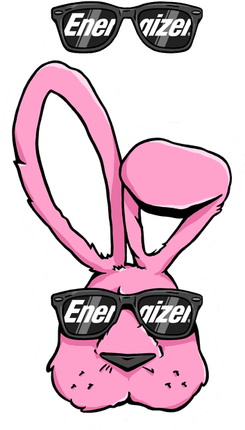Energizer Bunny Stickers Messages Sticker-11 - Cartoon Energizer Bunny Clipart (618x618), Png Download