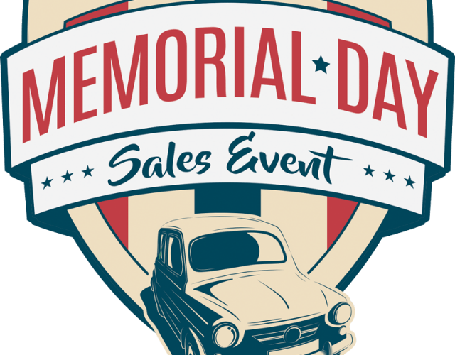 Memorial Day Sales Event - Antique Car Clipart (640x500), Png Download