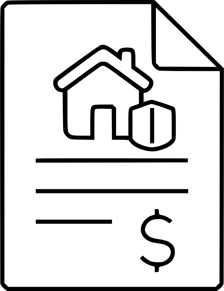 Png File - Home Contents Icon Clipart (756x980), Png Download