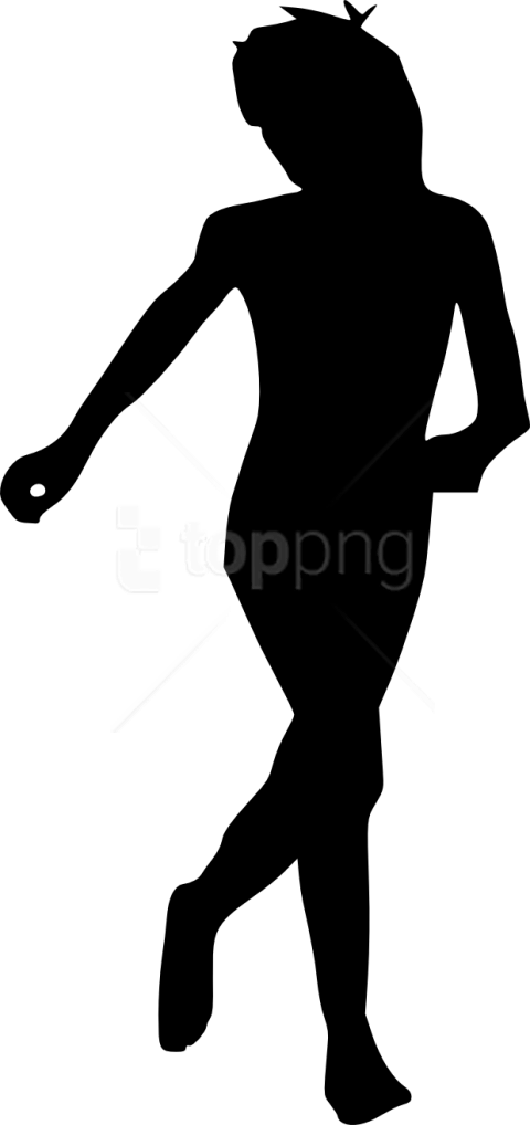 Free Png Man Running Silhouette Png Images Transparent - Silhouette Png Running Clipart (480x1018), Png Download