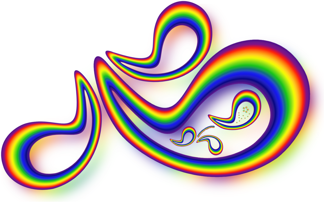 Finally I Got My Path Blending To Render Really Neatly - Graphic Design Clipart (1200x716), Png Download