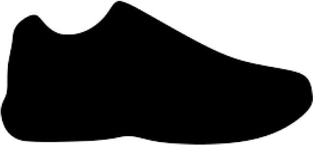 Shoe Clipart Silhouette - Png Download (640x480), Png Download