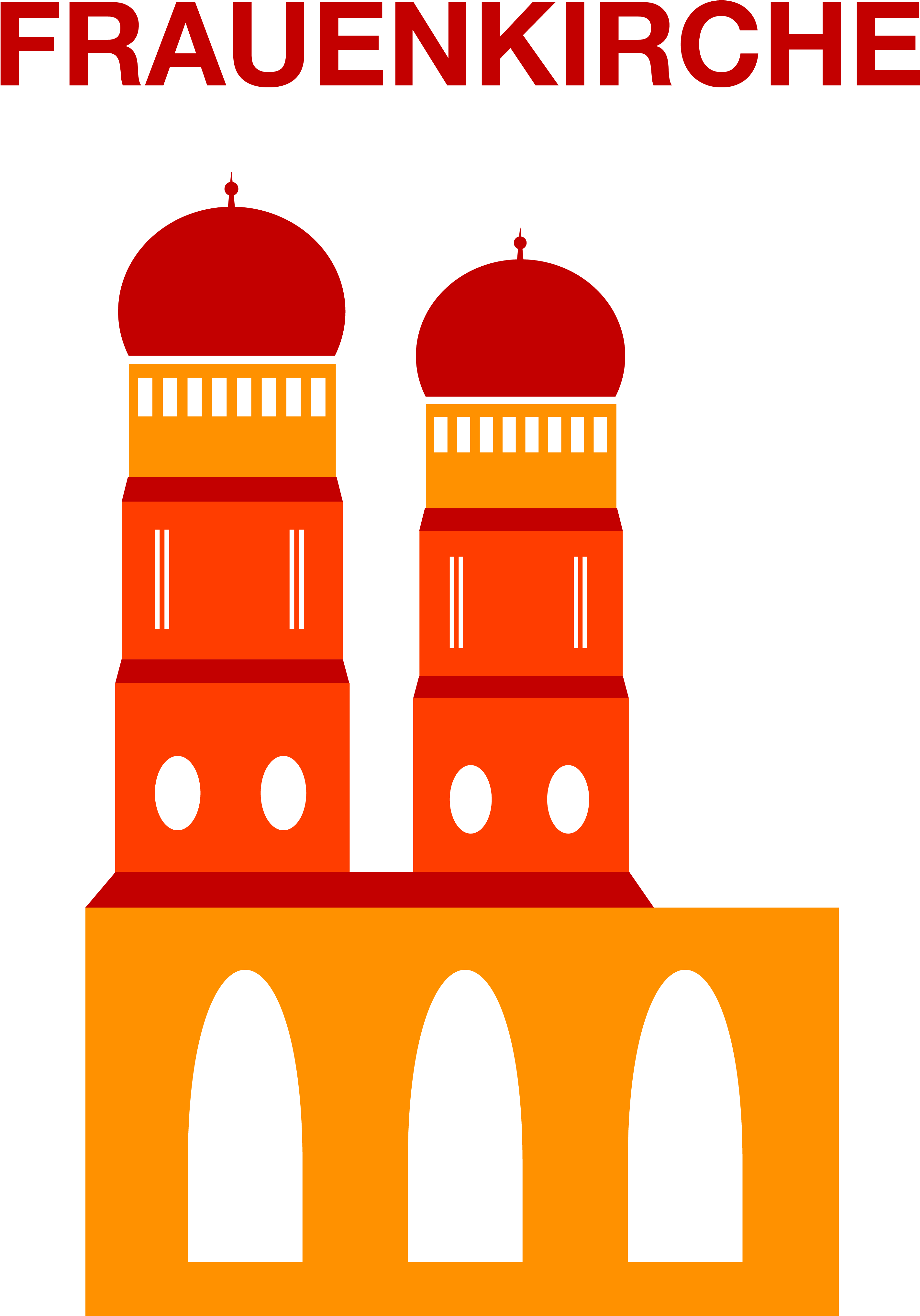 Munich Skyline Clipart (3200x4560), Png Download