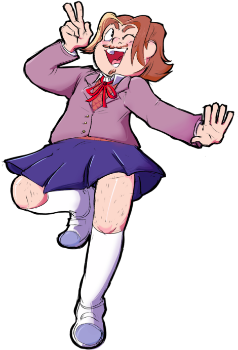 My Heart Is Going Doki Doki - Cartoon Clipart (500x729), Png Download