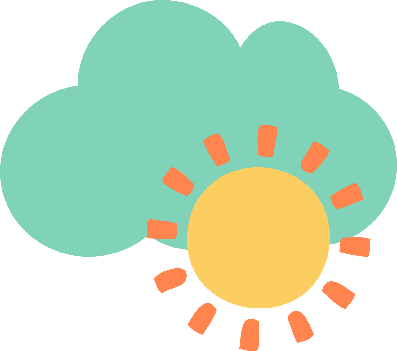 Circle Clipart (1280x1130), Png Download