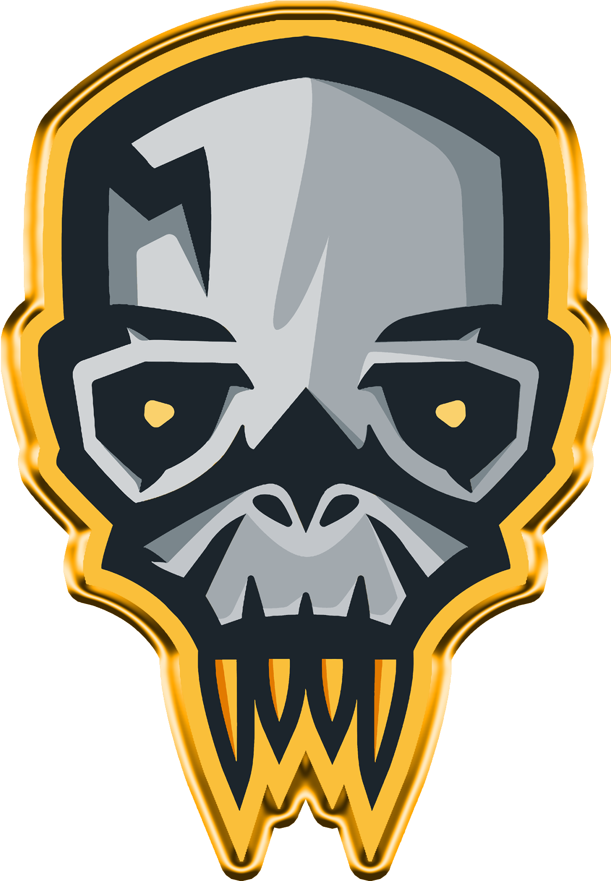 Panda Skull Optical Illusion Spooky Ice Hockey Puck - Skull Clipart (2048x2048), Png Download