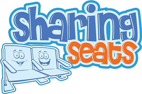 Sharing Seats Clipart (600x600), Png Download