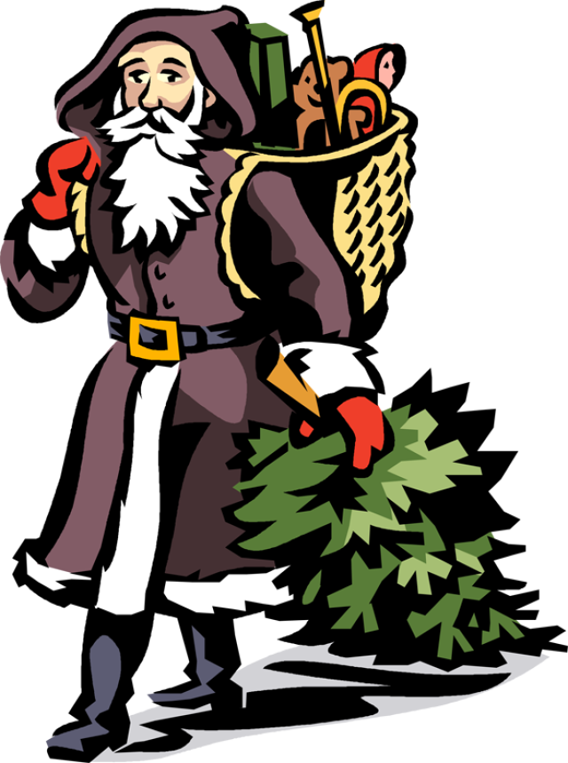 Father Christmaspng Dixie Allan - Illustration Clipart (640x859), Png Download