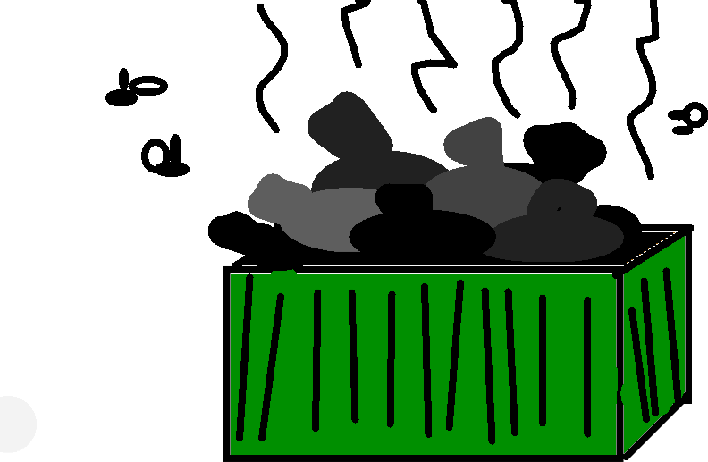 Trash Can - Drawing - Illustration Clipart (792x517), Png Download