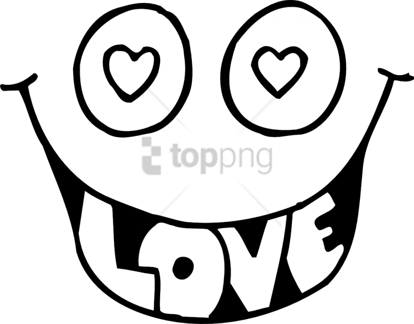 Free Png Valentine's Day Black And White Png Image - Eyes Heart Clipart Png Transparent Png (850x665), Png Download