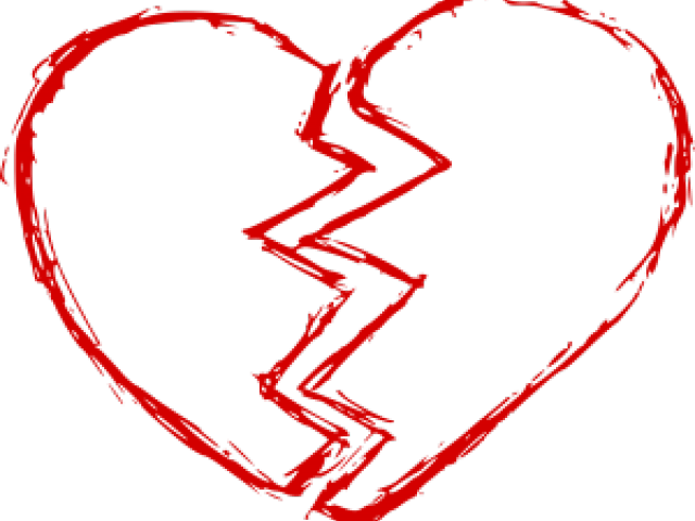 Broken Heart Clipart Heart Break - Broken Heart Transparent - Png