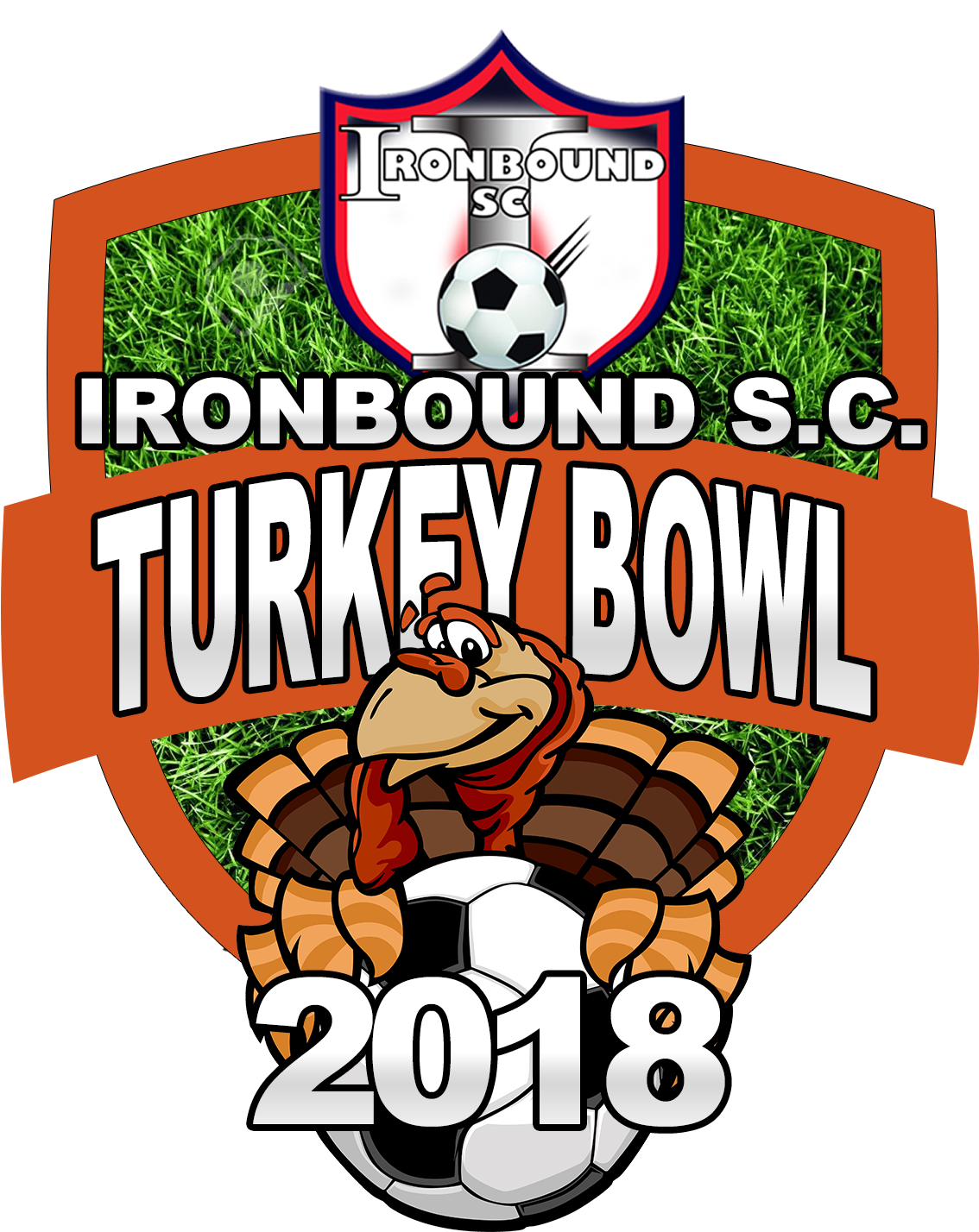 The 2nd Annual 2018 Ironbound Sc Turkey Bowl Is Back - Illustration Clipart (2000x2000), Png Download
