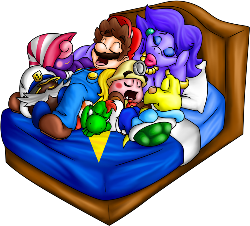 A Day At The Inn By Koopakrazy85 - Cartoon Clipart (802x725), Png Download