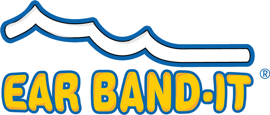 The Original Swimming Headband Ear Band-it - Ear Band It Logo Clipart (902x391), Png Download