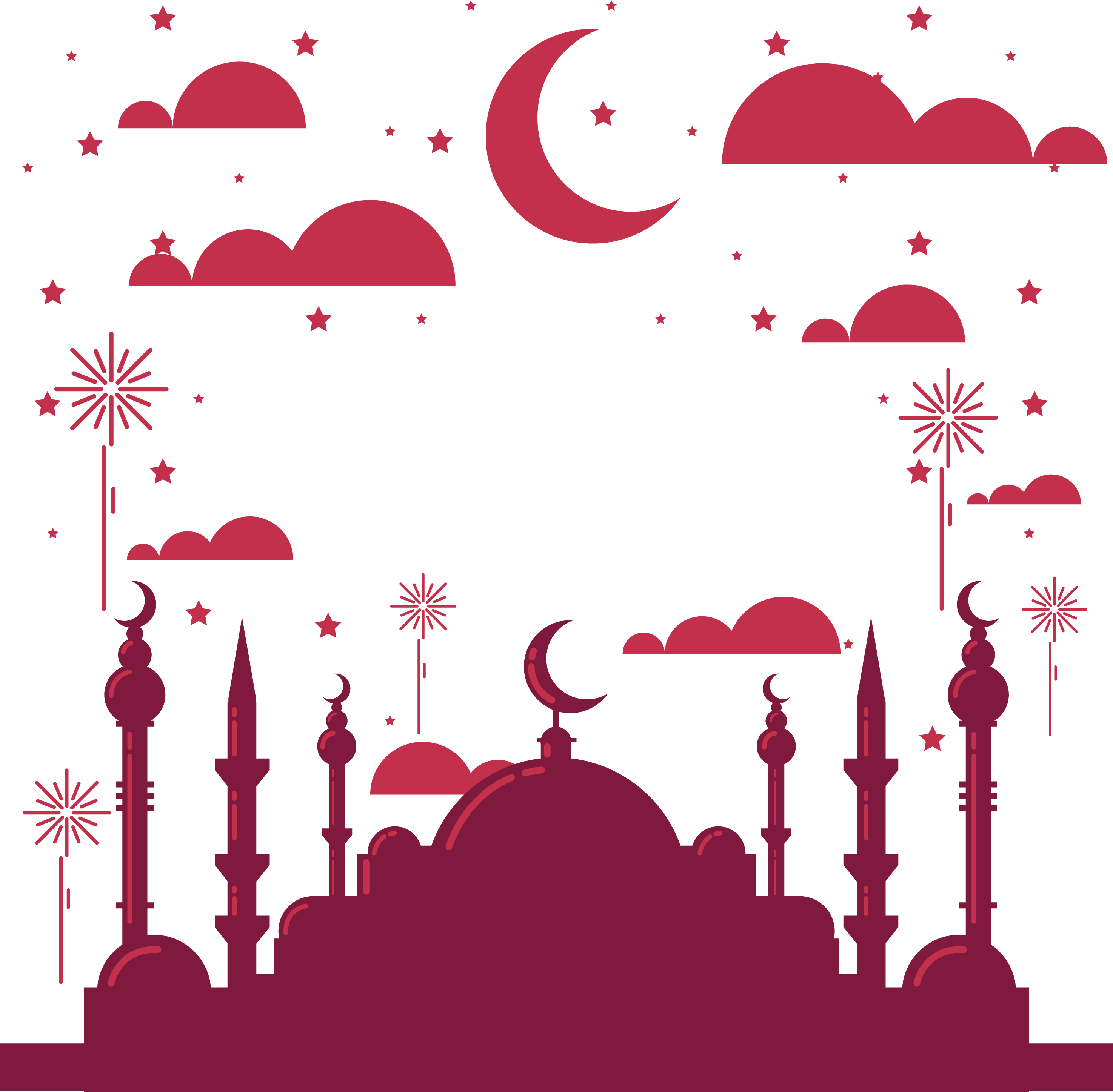 Surabaya Church Islamic Year Festivals Red Wine Clipart Islamic New Year Art Png Download Full Size Clipart 3986126 Pinclipart