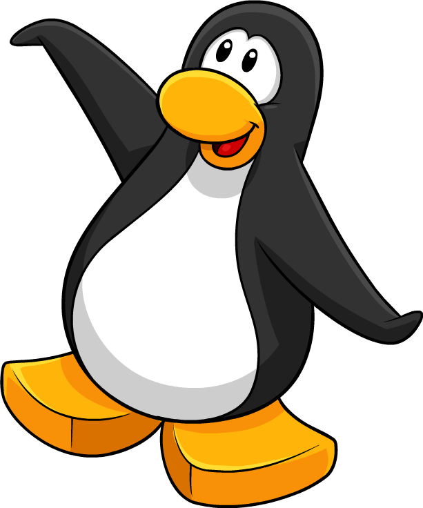 User Blog Twinkie Edits - Club Penguin Black Penguin Clipart (613x736), Png Download