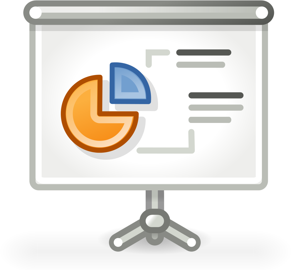 Outline Of Presentation Clipart , Png Download - Presentacion De La Informacion Transparent Png (991x918), Png Download