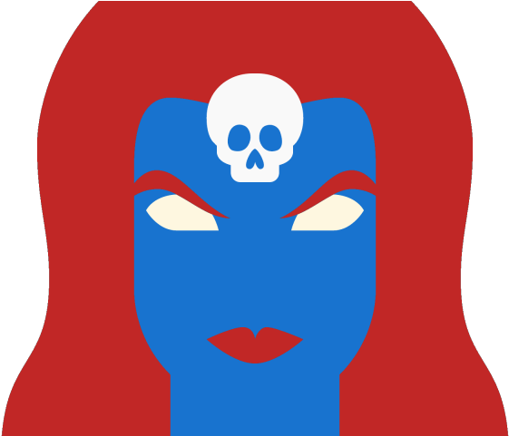 Mystique Clipart Powerpoint Presentation - Skull - Png Download (640x480), Png Download