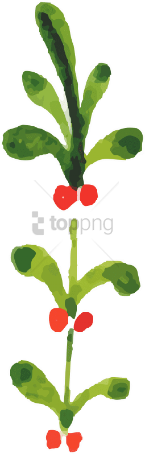 Free Png Watercolor Christmas Flowers Png Image With - Christmas Watercolor Clipart Transparent Background (480x1503), Png Download