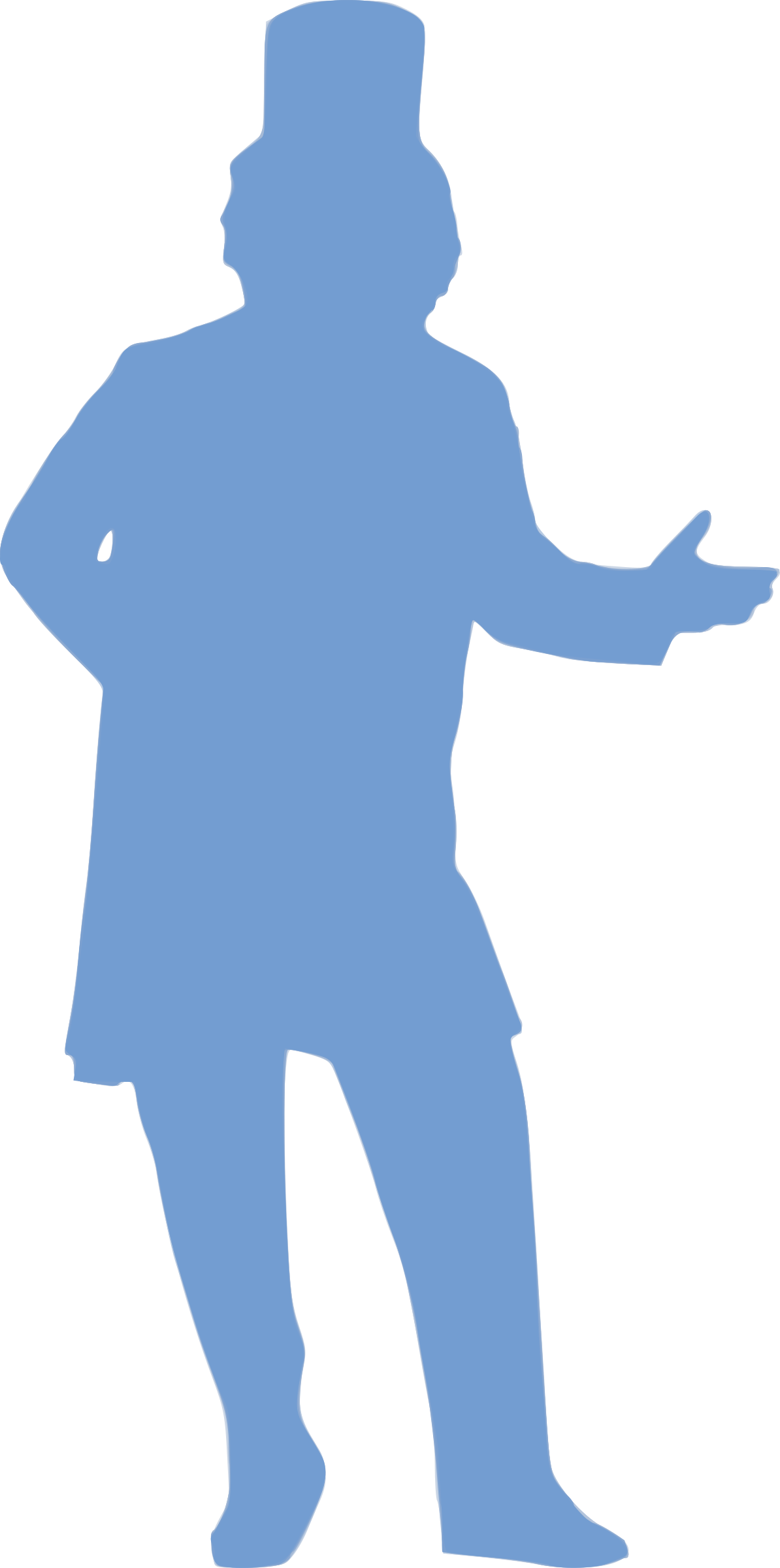 This Free Icons Png Design Of Silhouette Homme 24 - Standing Clipart (1194x2400), Png Download