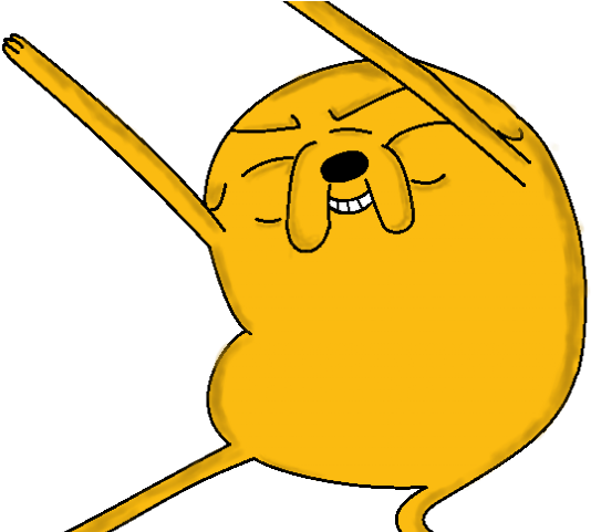 Adventure Time Clipart - Jake Adventure Time Png Transparent Png (640x480), Png Download