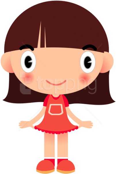 Free Png Download Cartoon Girl Dress Clipart Png Photo - Clipart Girl Png Transparent Png (480x679), Png Download